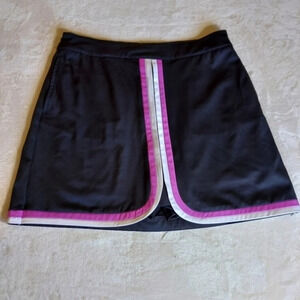 Lady Hagen‎ Black Lavendar Skort